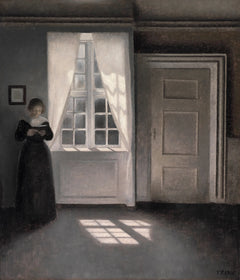 Interno di Strandgade 30, 1900 - Vilhelm Hammershøi