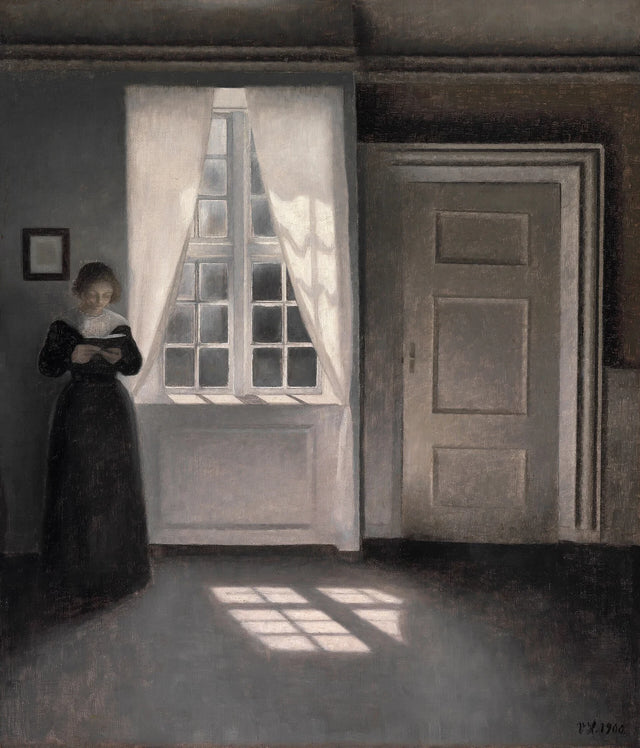Interno di Strandgade 30, 1900 - Vilhelm Hammershøi