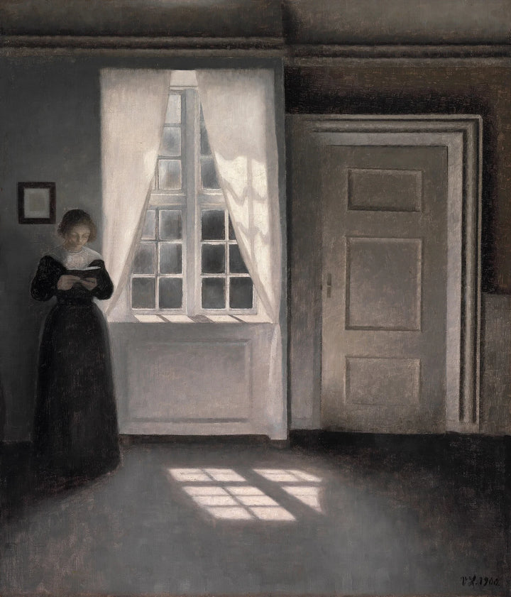 Interno di Strandgade 30, 1900 - Vilhelm Hammershøi
