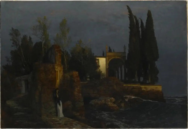 Villa al bordo del mare - Arnold Böcklin