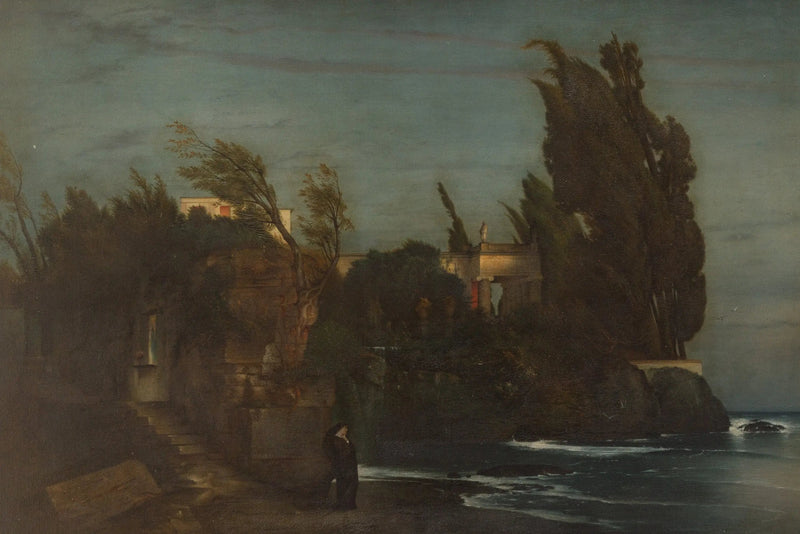 Villa in riva al mare - Arnold Böcklin