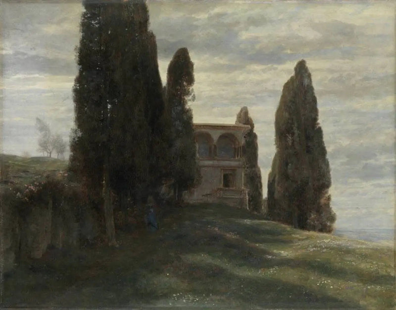 Villa italiana in primavera - Arnold Böcklin