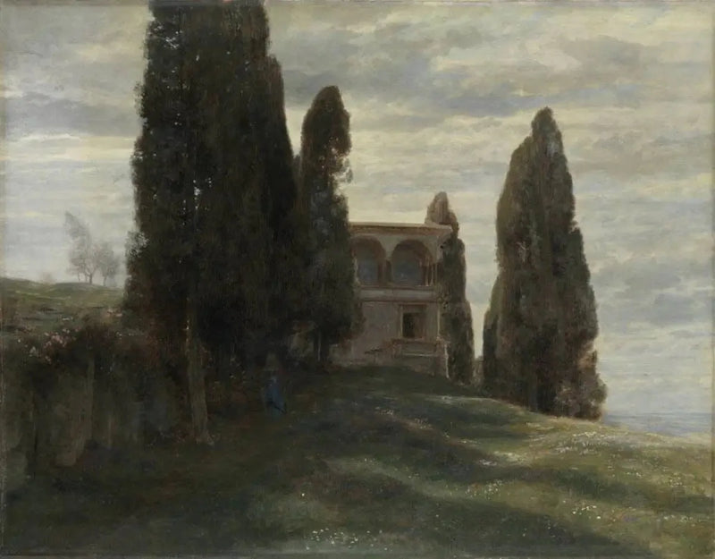 Villa italiana in primavera - Arnold Böcklin