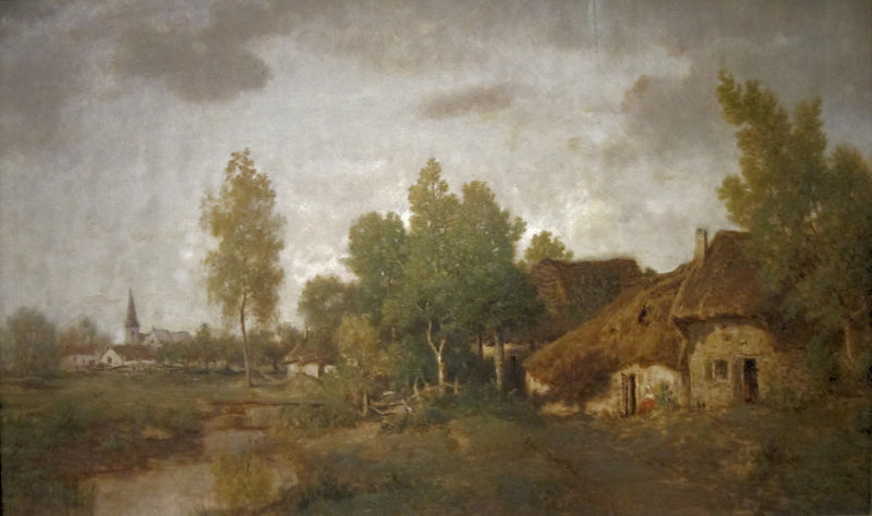 Villaggio a Berry - Theodore Rousseau