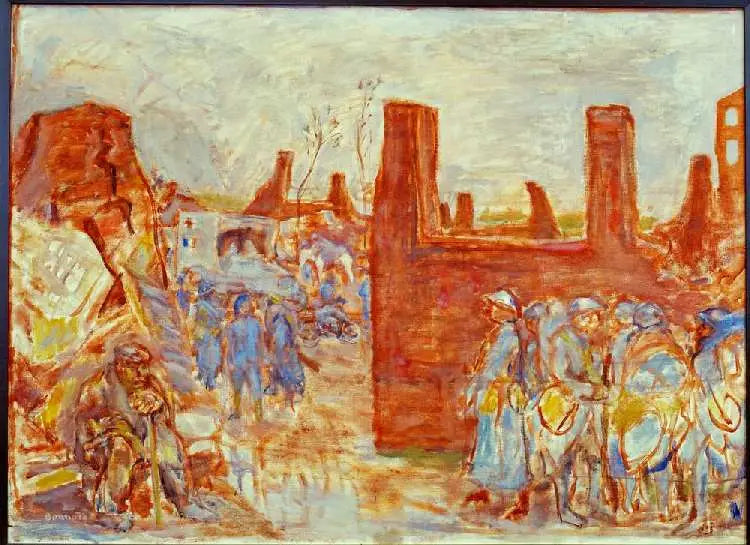 Villaggio in rovina - Pierre Bonnard