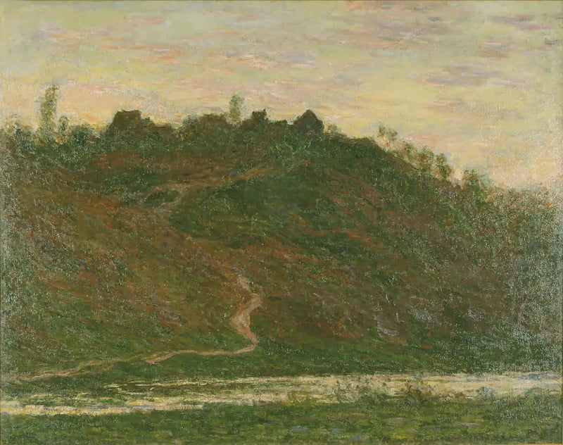 Il villaggio di La Roche-Blond, Effetto della sera - Claude Monet
