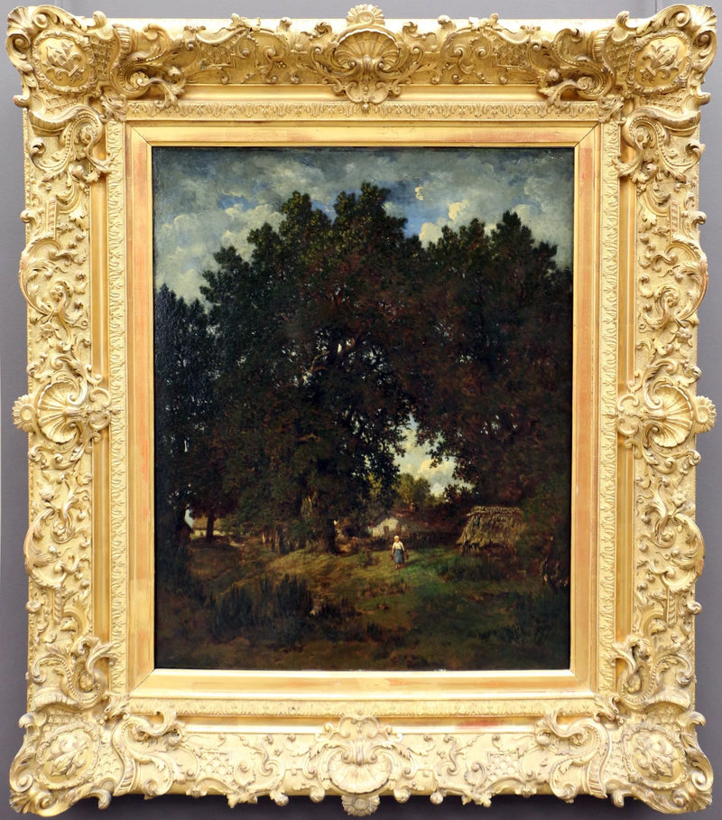 Villaggio sotto gli alberi - Théodore Rousseau