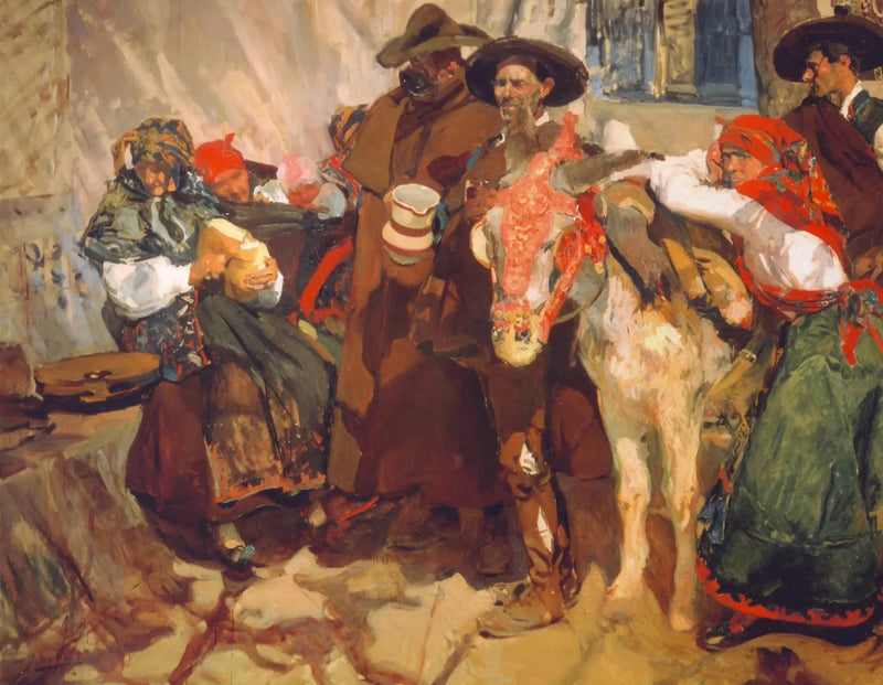 Villaggi di Léon - Joaquín Sorolla