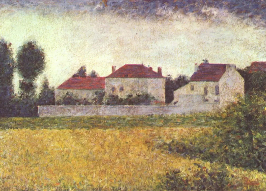 Ville d'Avray, case bianche - Georges Seurat