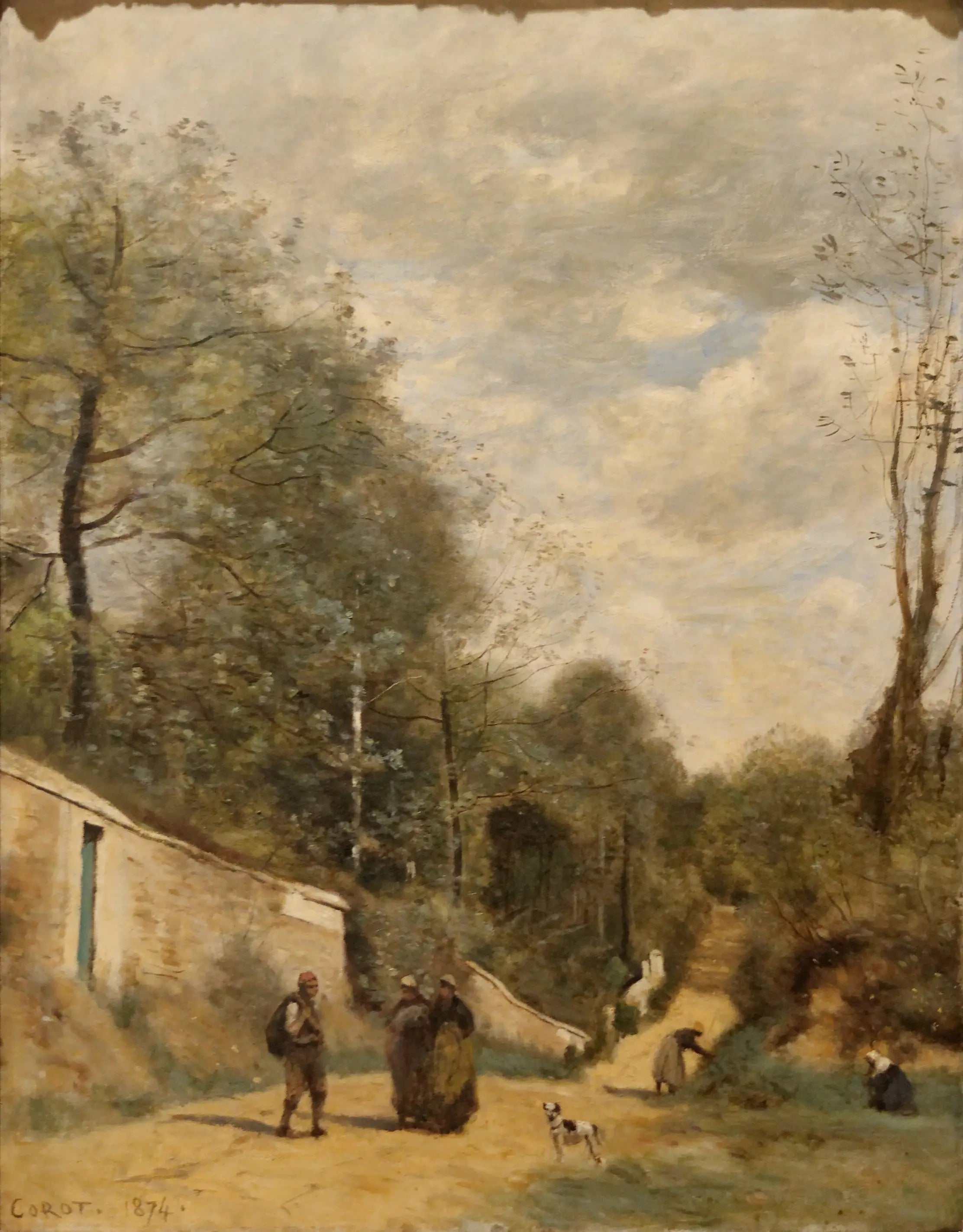 Ville-d’Avray le chemin de la gare - Jean-Baptiste Camille Corot - Alpha Reproduction