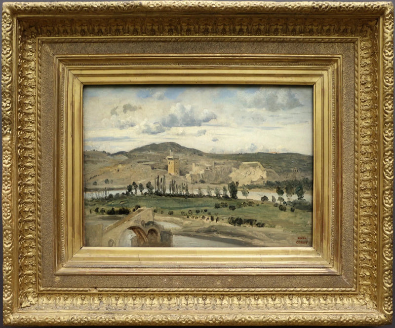 Villeneuve-les-Avignon. La Torre Filippo il Bello - Jean-Baptiste Camille Corot