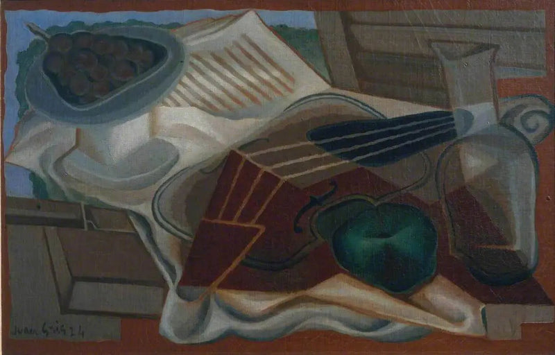 Violino e piatto di frutta - Juan Gris