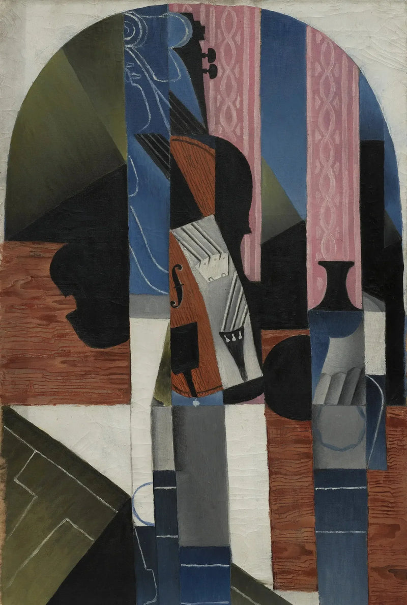 Violino e calamaio - Juan Gris