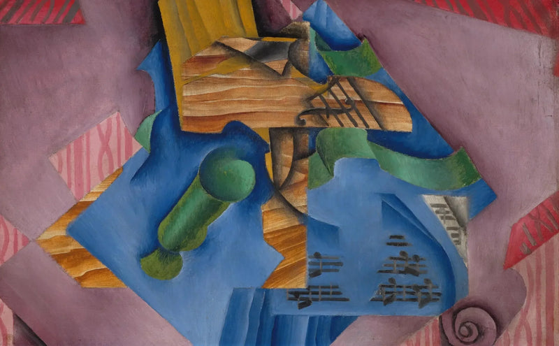 Violino e bicchiere - Juan Gris