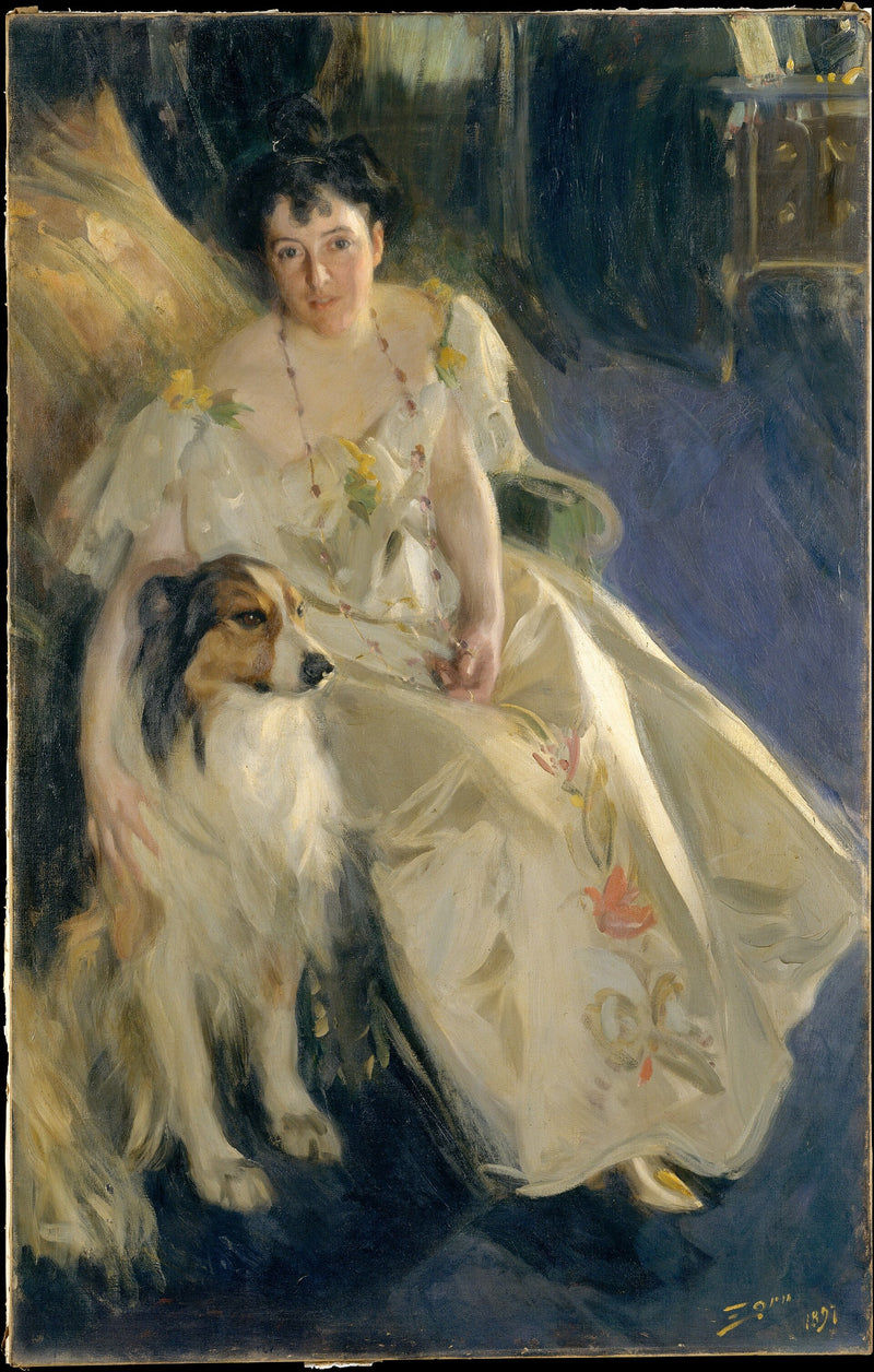 Mrs Walter Rathbone Bacon - Anders Zorn