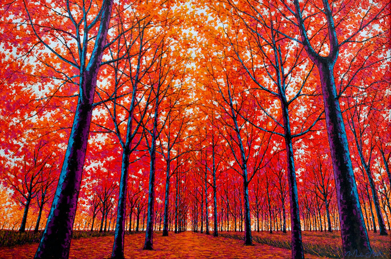 Viso autunnale | Dimensioni: 150x100 cm