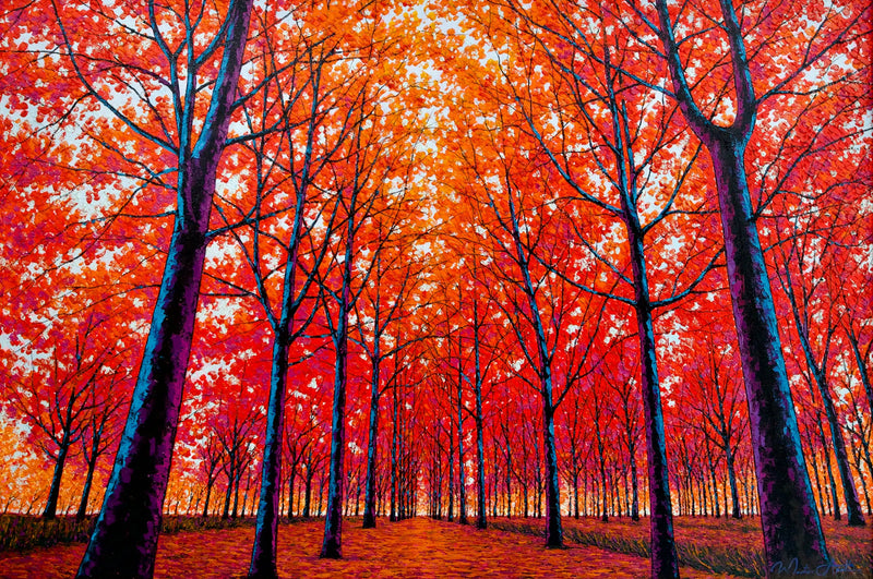 Viso autunnale | Dimensioni: 150x100 cm