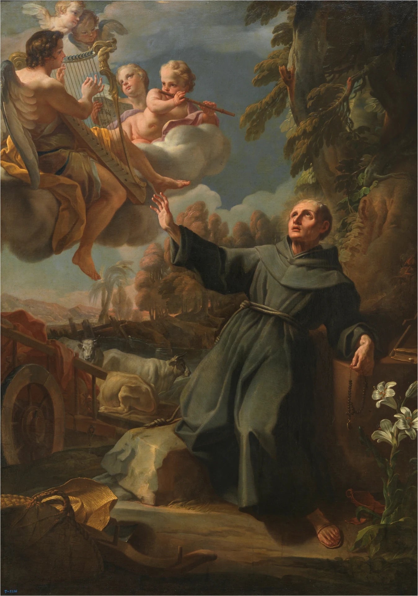 La Vision du Bienheureux Sebastián Aparicio - Mariano Salvador Maella