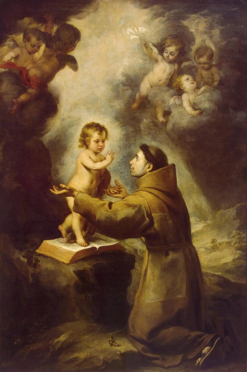 Visione di sant'Antonio di Padova - Bartolomé Esteban Murillo