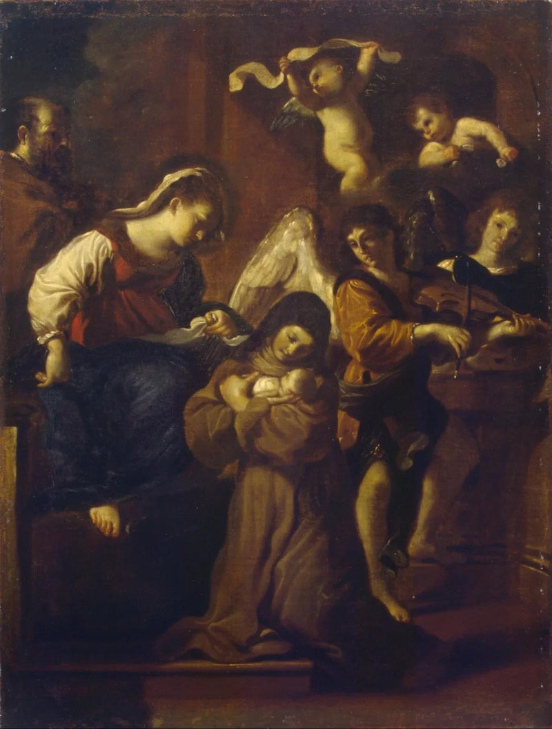 Visione di Santa Chiara - Guercino