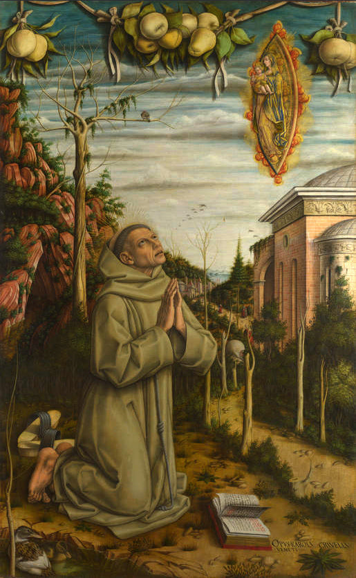 Visione del beato Gabriele Ferretti - Carlo Crivelli