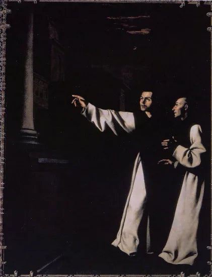 Visione premonitoria del fratello Pedro de Salamanque - Francisco de Zurbarán