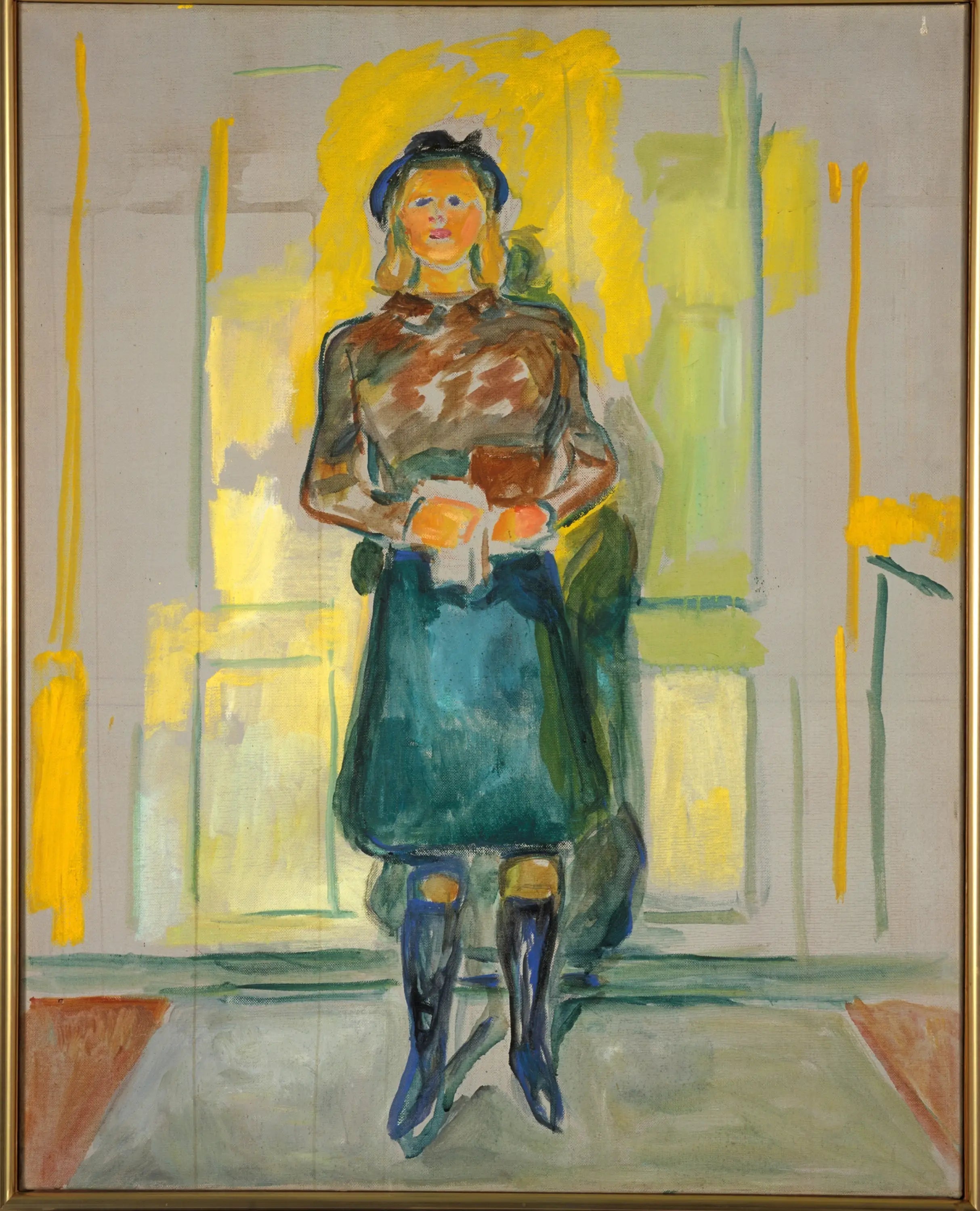 Reproduction du tableau « Visite à Ekely - Edvard Munch » par Alpha Reproduction en peinture à l’huile