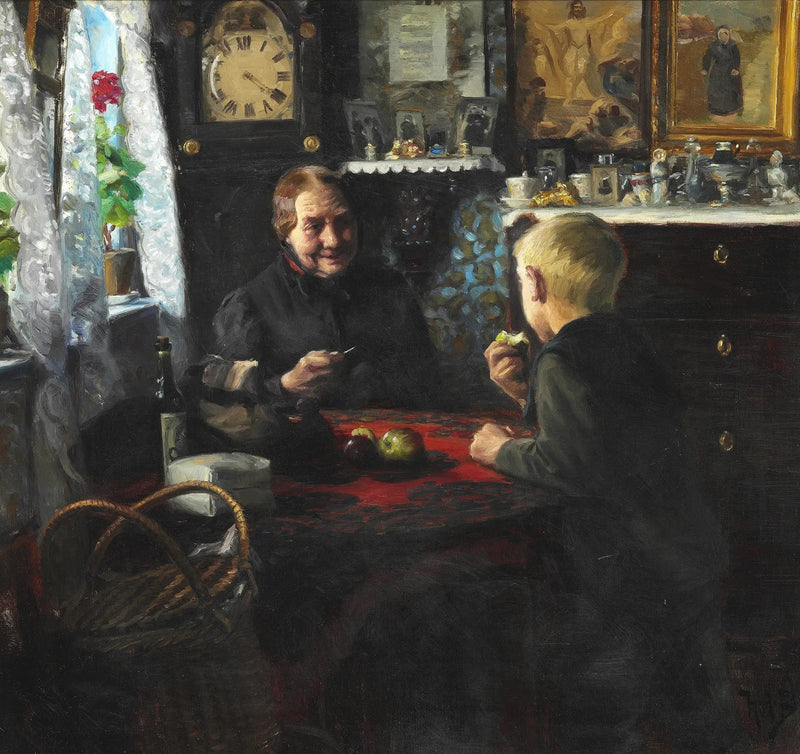 Visite alla nonna - H. A. Brendekilde