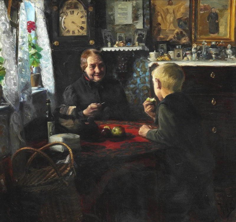 Visite alla nonna - H. A. Brendekilde