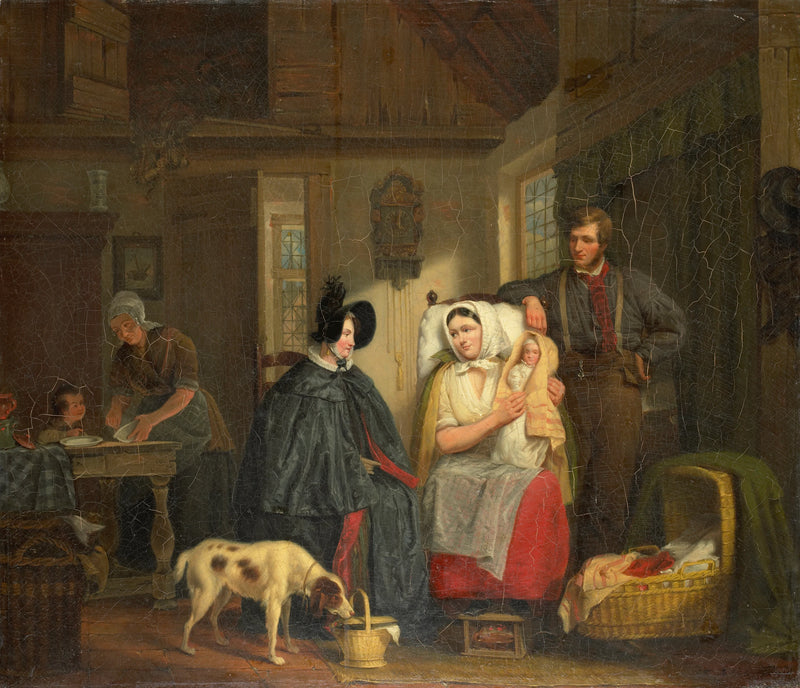 La visite chez l'infirmière de la maternité - Moritz Calisch