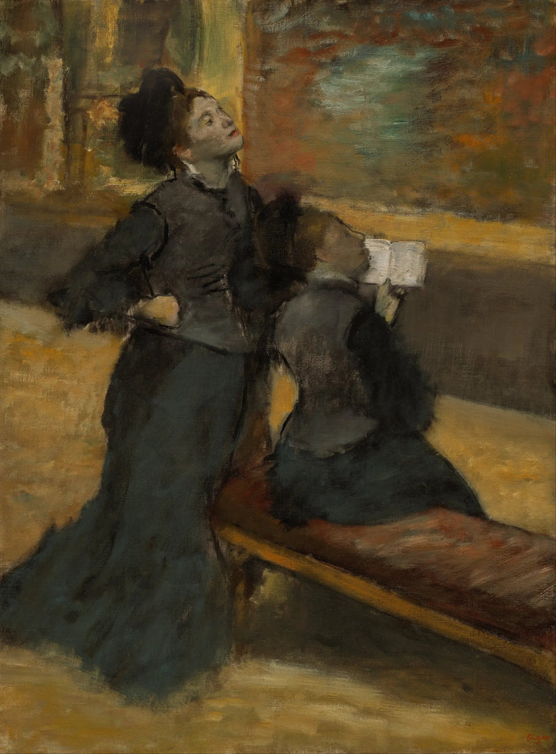 Visita di un museo - Edgar Degas
