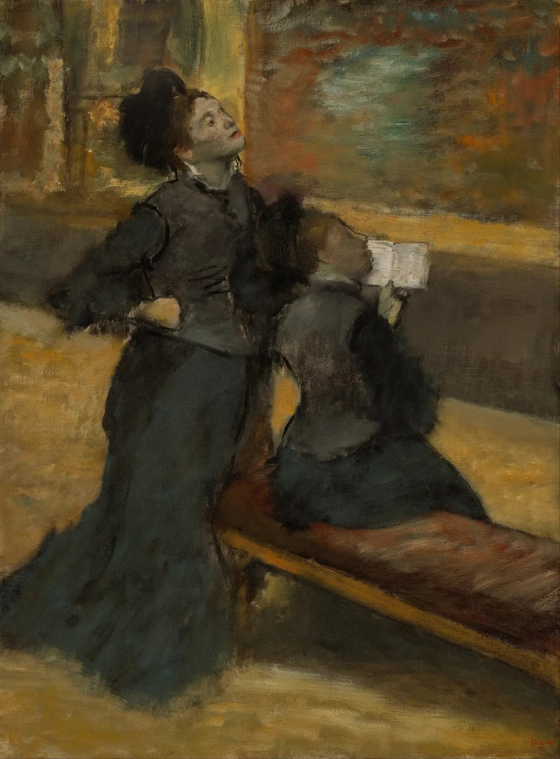 Visita di un museo - Edgar Degas