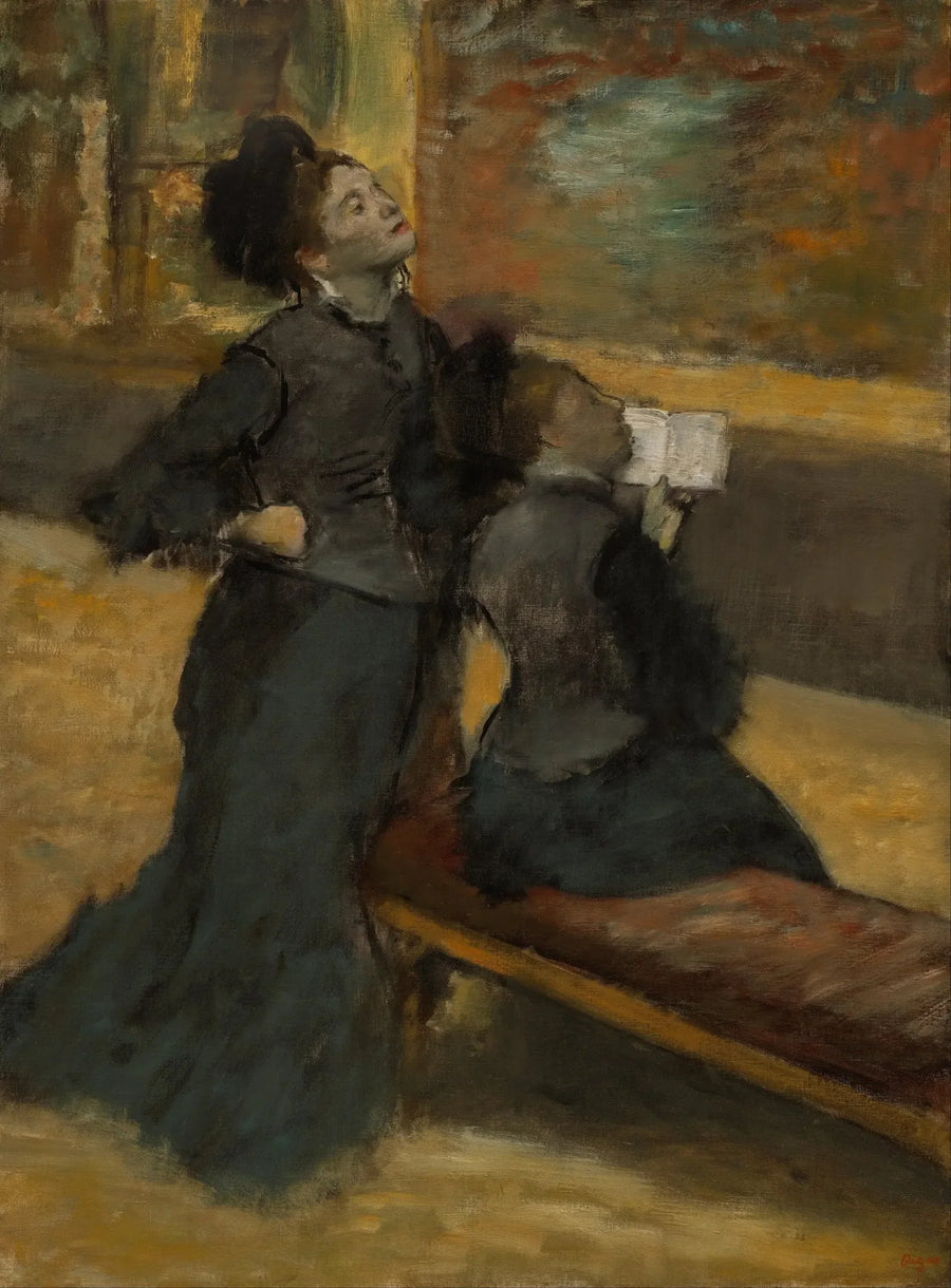 Visita di un museo - Edgar Degas