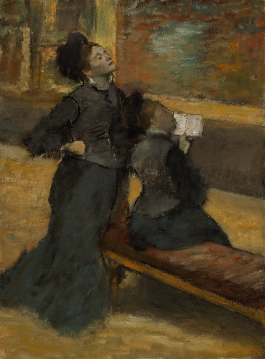 La visita al museo - Edgar Degas