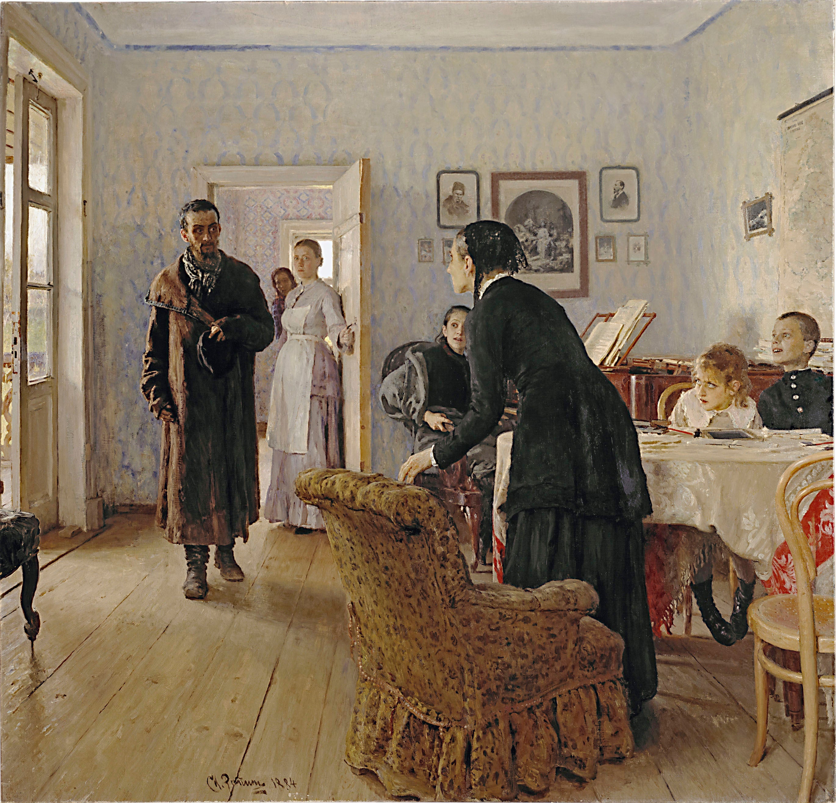 Visiteur inattendu - Ilya Repin - Alpha Reproduction