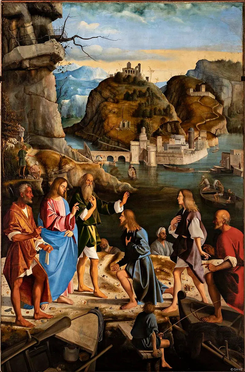 Vocazione dei figli di Zebedeo - Marco Basaiti