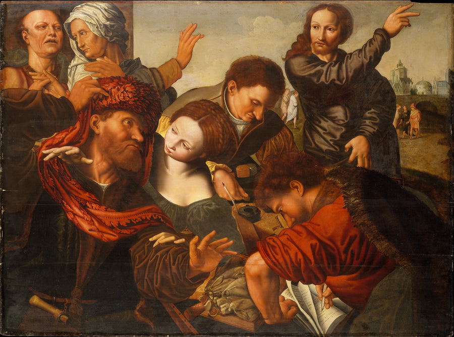 La Vocation de Saint Matthieu - Jan Sanders van Hemessen