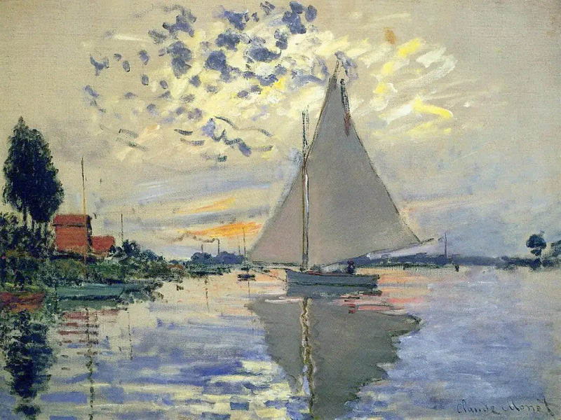Veliero a Petit-Gennevilliers - Claude Monet