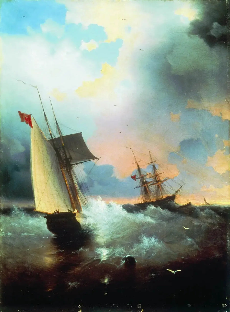 Voilier . - Ivan Aïvazovski