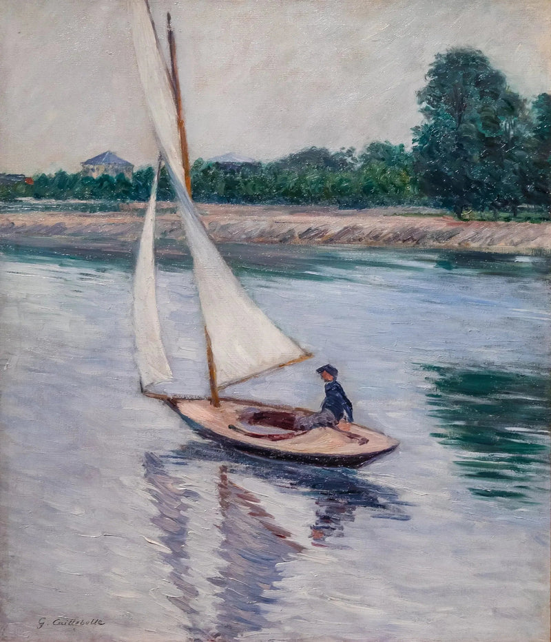 Veliero sulla Senna ad Argenteuil - Gustave Caillebotte