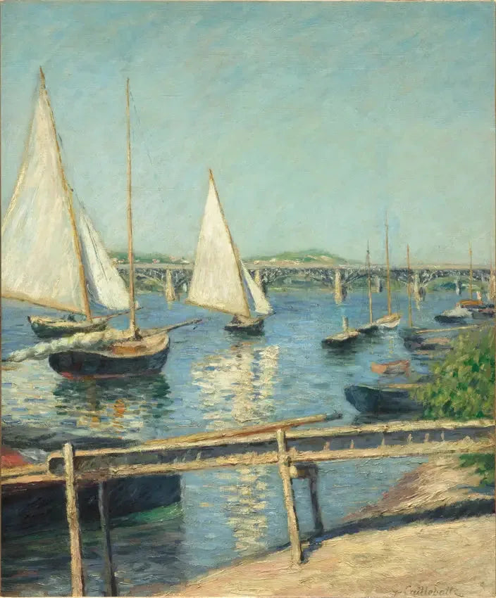 Velieri ad Argenteuil - Gustave Caillebotte