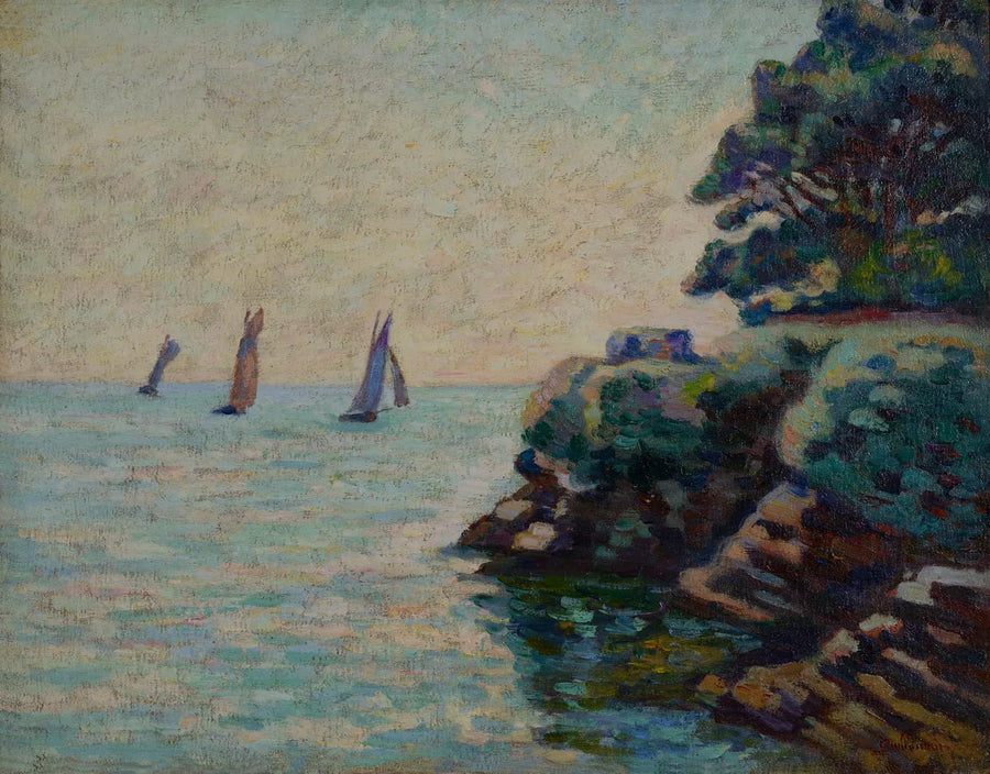 Voiliers a Saint Palais sur Mer - Armand Guillaumin