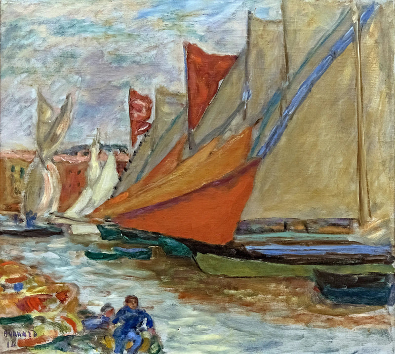 Velieri all'asciutto - Pierre Bonnard