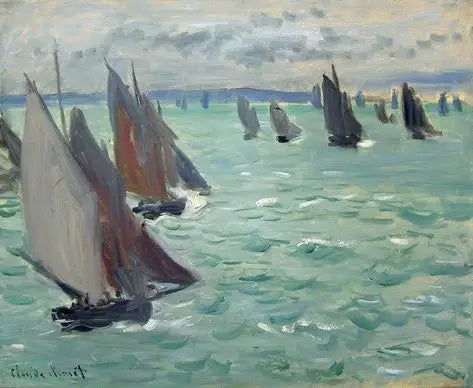 Vele in mare - Claude Monet