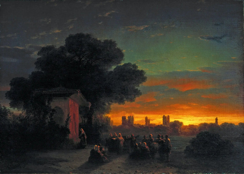 Vedere in Crimea al tramonto - Ivan Aïvazovski