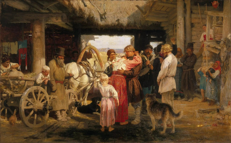 Vedere partire la recluta - Ilya Repin