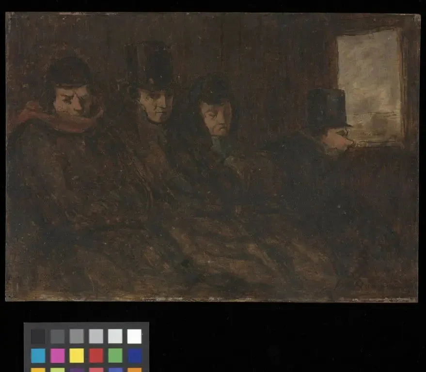Voiture di seconda classe - Honoré Daumier