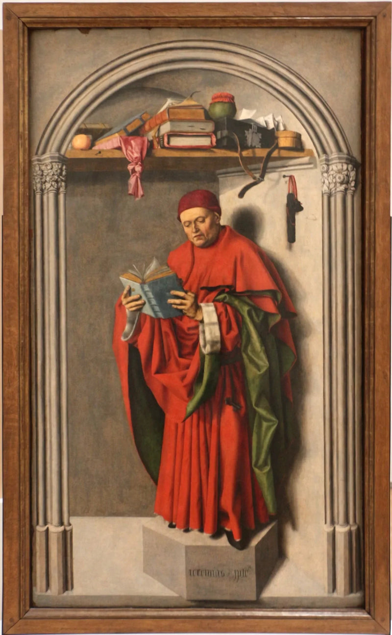 Pannello destro del trittico della Chiesa di Saint-Sauveur ad Aix-en-Provence, recto: il profeta Geremia