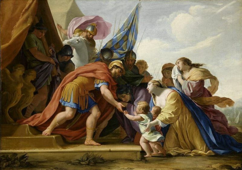 Volumnie e Veturia davanti a Coriolano - Eustache Le Sueur