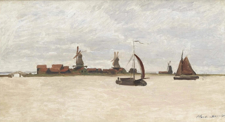 Il Voorzaan e il Westerhem W175 - Claude Monet